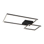 PLAFONIERA LED PADELLA C\SNODO 25W 4000K NERO