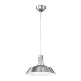 LAMPADA SOSP WILL METALLO D 36 CM ACCIAIO SATIN LAMPADA SOSP WILL METALLO D 36 CM ACCIAIO SATIN