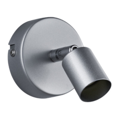 FARETTO DA PARETE PARIS 1 LUCE GU10 ALLUMINIO