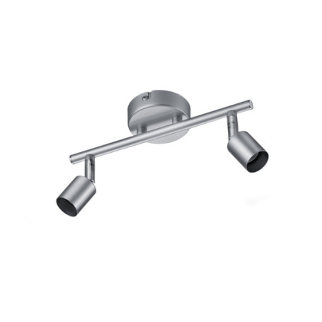 BARRA 2 FARETTI PARIS GU10 ALLUMINIO