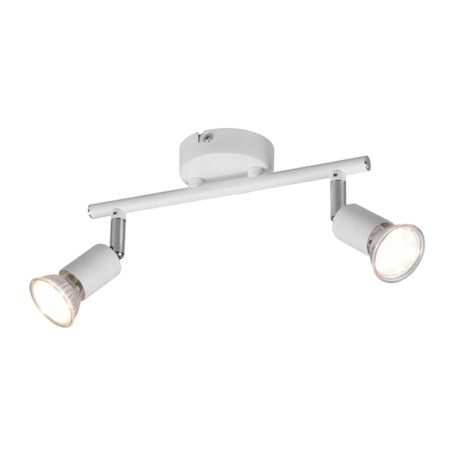 BARRA 2 FARETTI PARIS GU10 BIANCO