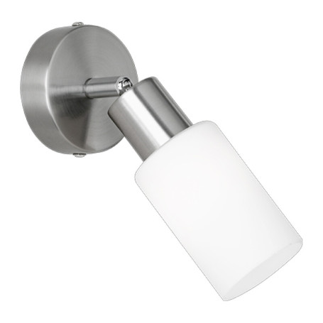 FARETTO DA PARETE MARS E14 ACCIAIO\VETRO