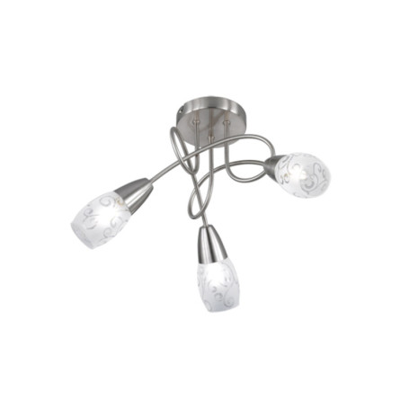 PLAFONIERA COLMAR 3 LUCI E14 VETRO SATINATO