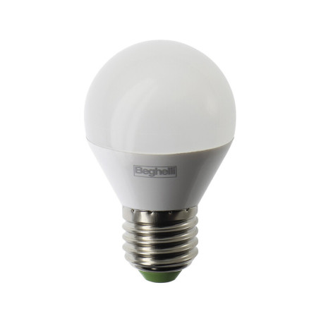 BEGHELLI LED SFERA E27  5W 56826 CAL 3000K PLAST