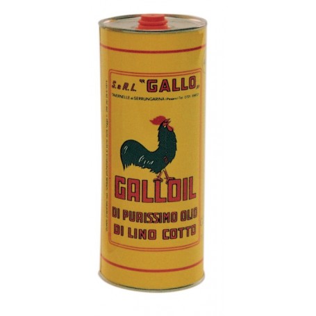 OLIO DI LINO COTTO PURO LT.1 (LATTA GIALLA)