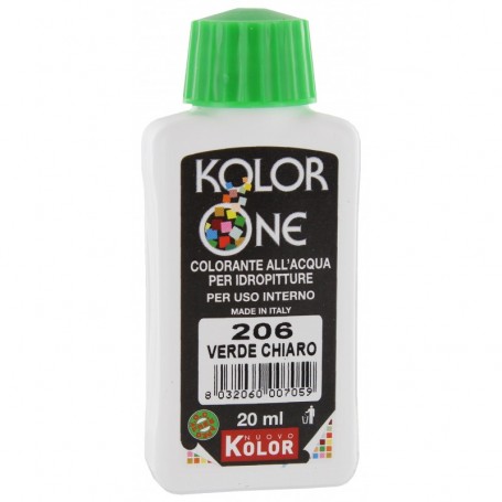 COLORANTE KOLOR ONE ML.20 N.206 VERDE CHIARO