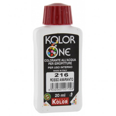 COLORANTE KOLOR ONE ML.20 N.216 ROSSO AMARAN.