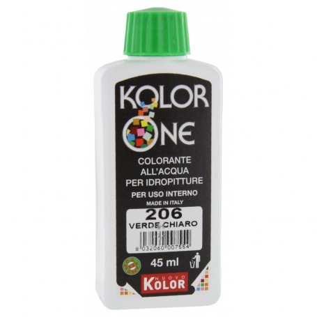 COLORANTE KOLOR ONE ML.45 N.206 VERDE CHIARO