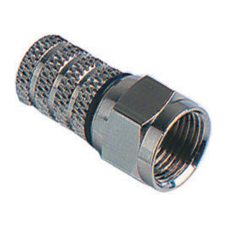 CONNETTORE A VITE TIPO F P\CAVO SAT TV 6