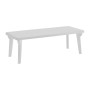 TAVOLO BERGEN 160\220X90XH74CM BIANCO