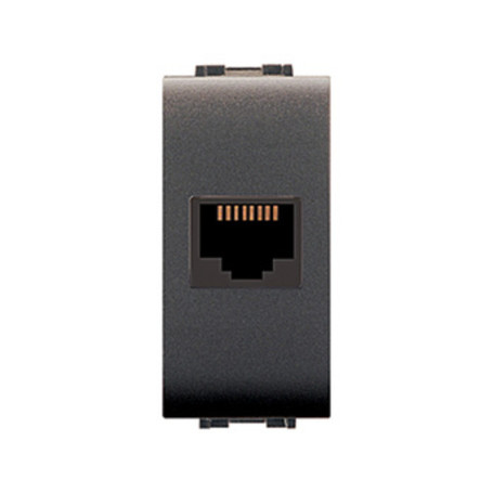 LIFE 4083 PRESA TELEFONICA RJ45 PLUG 8\8 GRIGIO ANT