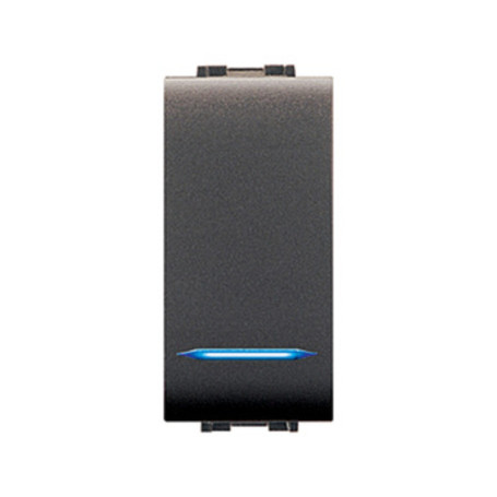 LIFE 4012 INTERRUTTORE UNIPOLARE ILLUM.LE GRIGIO