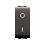 LIFE 4009 INTERRUTTORE BIPOLARE GRIGIO ANTRACITE