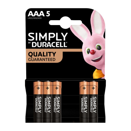DURACELL SIMPLY ALCALINA MINISTILO 5 PZ