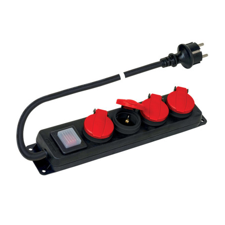 POLYPOOL PP2508 MULTIPR 4 PRESE SCHUKO IP44