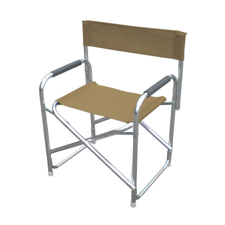 C SEDIA REGISTA PLAYA ALLUMINIO TORTORA