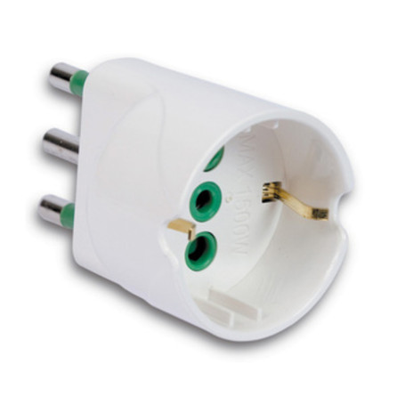 FME 82.600 ADATTATORE 10A 2P+T-SCHUKO GARANTI