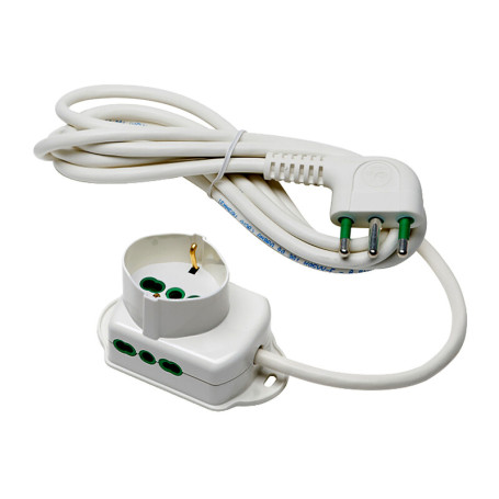 FME 42.107 MULTIPRESA 2P BIP+1BIP\SCHUKO TRIAX 3 M