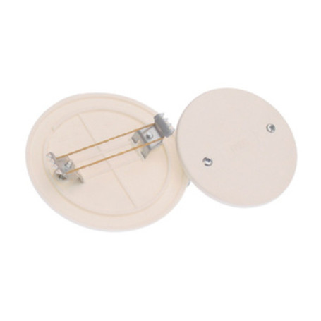 COPERCHIO A VITE P\CASSETTA INCASSO D 60 MM