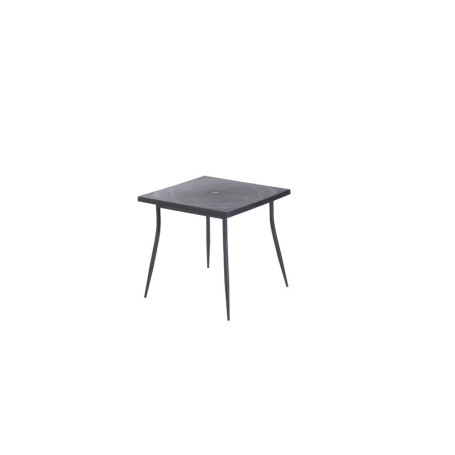 TAVOLO CARMEN 80X80XH75CM NERO