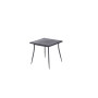 TAVOLO CARMEN 80X80XH75CM NERO