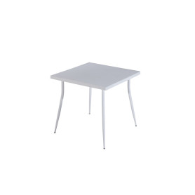 TAVOLO CARMEN 80X80XH75CM BIANCO