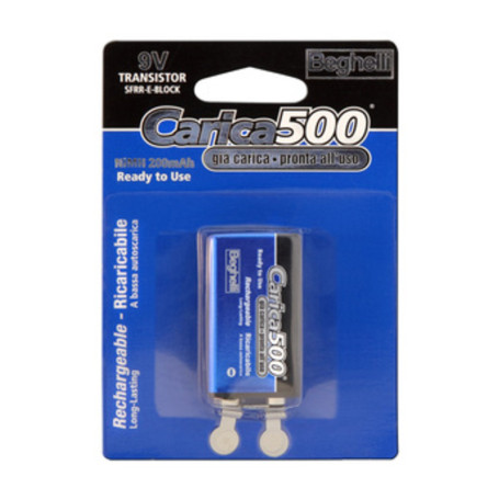 BEGHELLI BATTERIA RICAR 9V 200MAH BL 1 8853