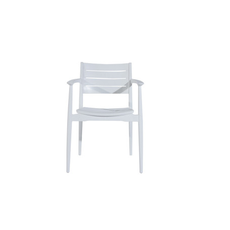 SEDIA C\BRACCIOLI REGNUM BIANCO
