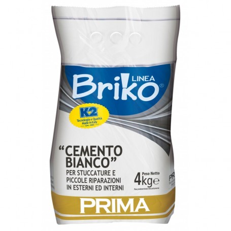 LINEA BRIKO CEMENTO BIANCO DA KG. 4