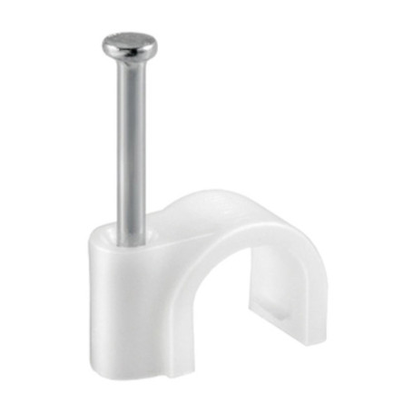 FISSACAVI PVC C\CHIODO  5 MM CONF. 100 PZ