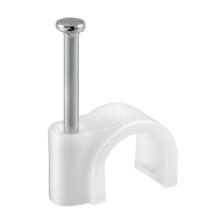 FISSACAVI PVC C\CHIODO  6 MM CONF. 80 PZ