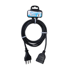 PROLUNGA LINEARE 3 M SEZ 3X1 16A BIPASSO NERO