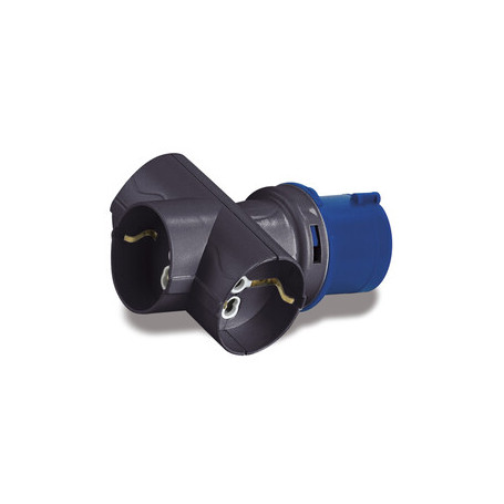 ROSI 1879 ADATTATORE INDUSTRIALE 3P SCHUKO IP20