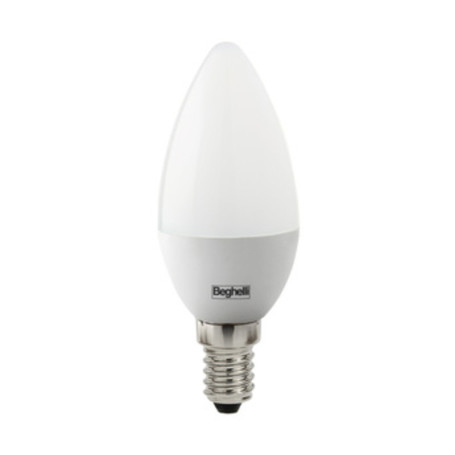 BEGHELLI LED OLIVA E14  5W 56820 FRED 6500K* PLAST