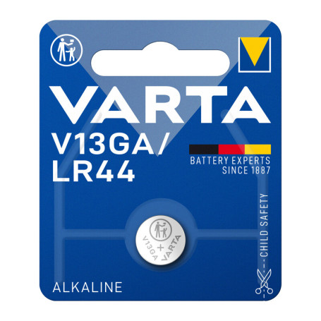 VARTA BATTERIA A BOTTONE V13GA ALCALINA BL 1 LR44