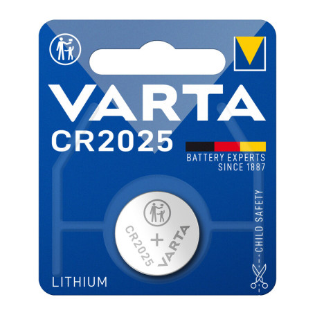 VARTA BATTERIA A BOTTONE CR2025 LITIO  BL 1 PZ