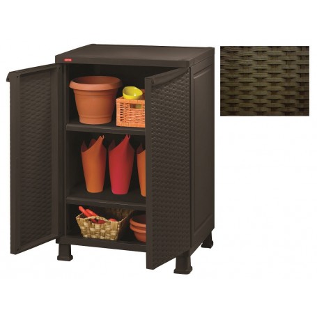 ARMADIO KETER CM.65X45X91H  T PIANI BROWN