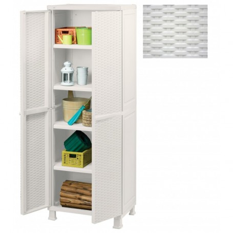 ARMADIO KETER CM.65X45X177H T PIANI BIANCO