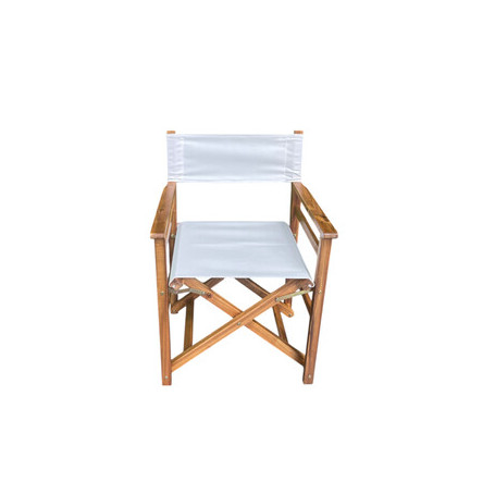 C SEDIA REGISTA LEGNO PIEGHEVOLE CINEMA BIANCO