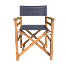 C SEDIA REGISTA LEGNO PIEGHEVOLE CINEMA NERO