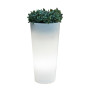 VASO SOLARE FICUS LED D 29XH59 CM RGB C\TELECOM