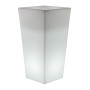 VASO SOLARE MELISA LED 30X30XH60 CM RGB C\TELECOM