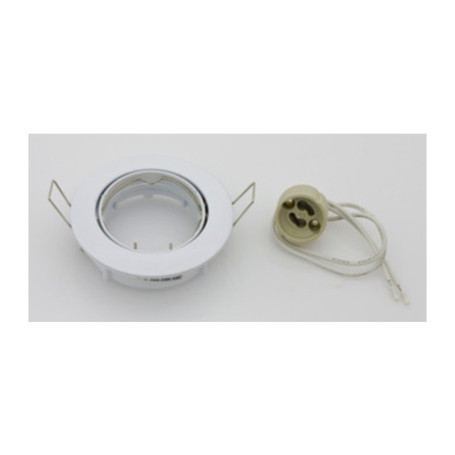 FARETTO INCASSO FISSO P\LED GU10 BIANCO