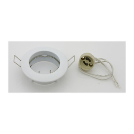 FARETTO INCASSO ORIENTAB P\LED GU10 BIANCO
