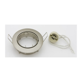 FARETTO INCASSO ORIENTAB P\LED GU10 NIKEL SAT