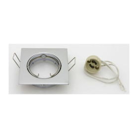 FARETTO QUADRATO INCAS ORIENTAB LED GU10 CROMO