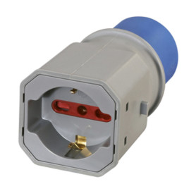 ADATTATORE INDUSTRIALE 16A 220V BIP SCHU IP44 FIG. 8