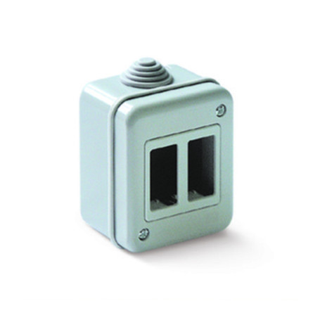 CASSETTA TONDO DA PARETE P\INTERNO 2P IP40