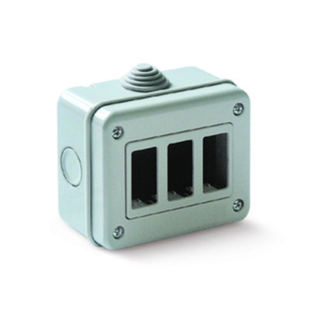 CASSETTA TONDO DA PARETE P\INTERNO 3P IP40