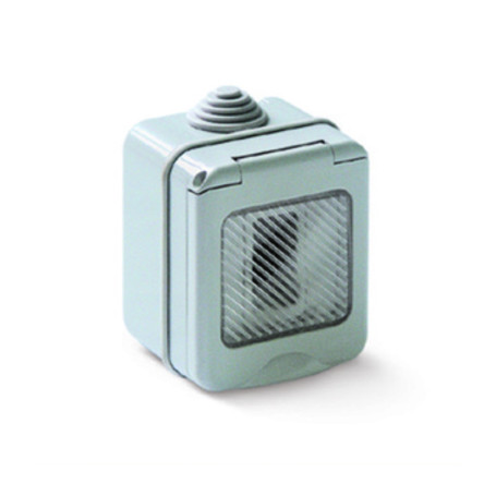 CASSETTA TONDO DA PARETE P\ESTERNO 1P IP55